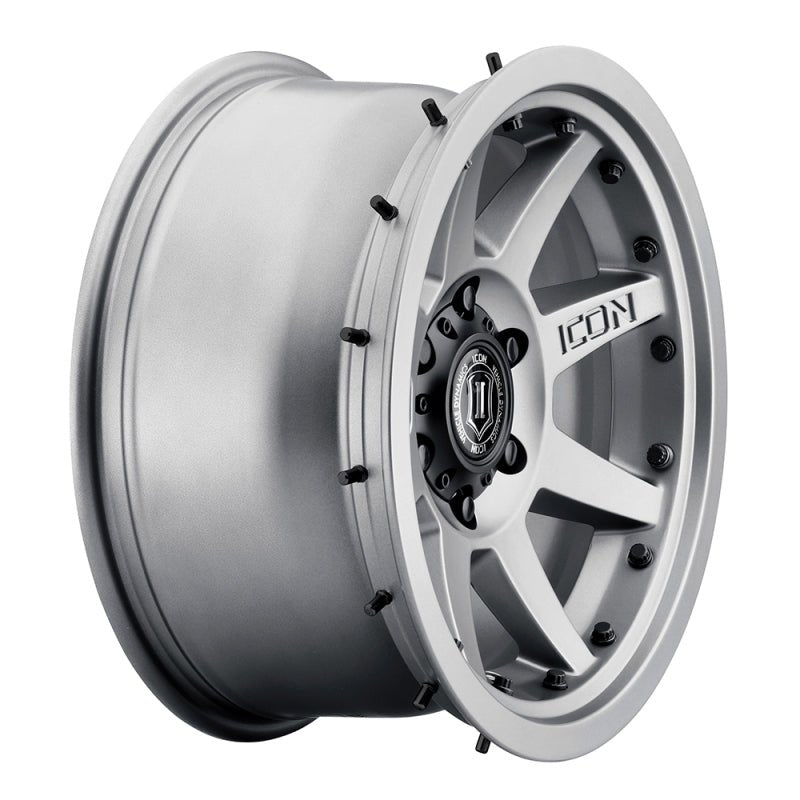 ICON - ICON Rebound Pro 17x8.5 5x5 -6mm Offset 4.5in BS 71.5mm Bore Titanium Wheel - Demon Performance