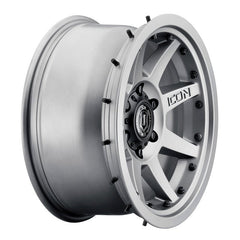 ICON - ICON Rebound Pro 17x8.5 5x5 -6mm Offset 4.5in BS 71.5mm Bore Titanium Wheel - Demon Performance