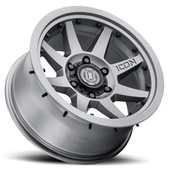 ICON - ICON Rebound Pro 17x8.5 5x5 -6mm Offset 4.5in BS 71.5mm Bore Titanium Wheel - Demon Performance