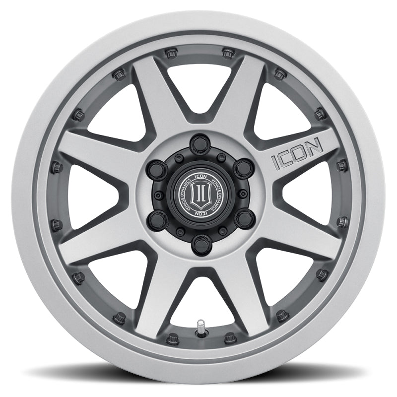 ICON - ICON Rebound Pro 17x8.5 5x5 -6mm Offset 4.5in BS 71.5mm Bore Titanium Wheel - Demon Performance