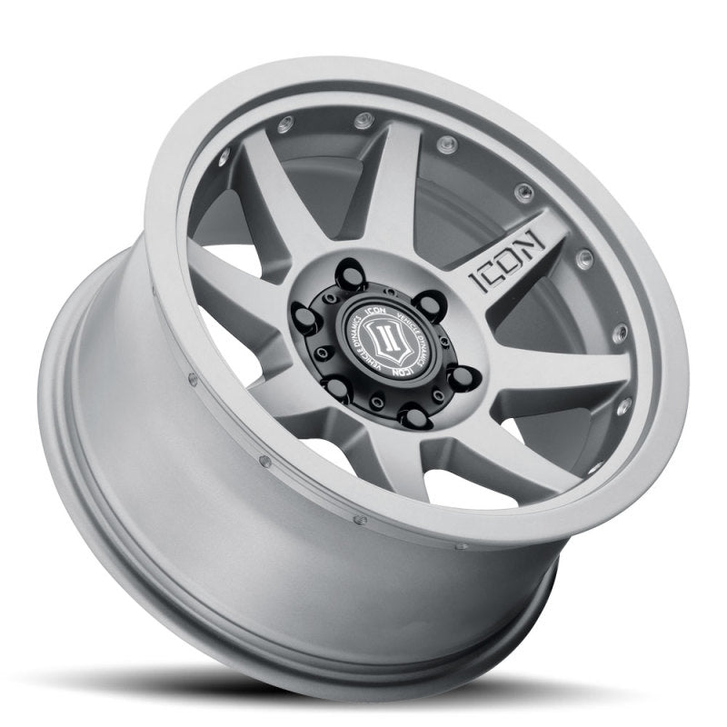 ICON - ICON Rebound Pro 17x8.5 5x5 -6mm Offset 4.5in BS 71.5mm Bore Titanium Wheel - Demon Performance