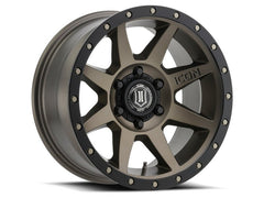 ICON - ICON Rebound Pro 17x8.5 6x5.5 0mm Offset 4.75in BS 106.1mm Bore Bronze Wheel - Demon Performance