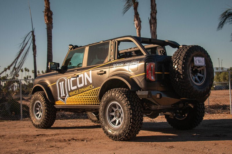 ICON - ICON Rebound Pro 17x8.5 6x5.5 0mm Offset 4.75in BS 106.1mm Bore Titanium Wheel - Demon Performance