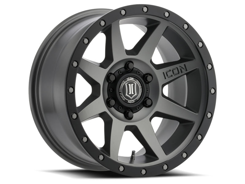 ICON - ICON Rebound Pro 17x8.5 6x5.5 0mm Offset 4.75in BS 106.1mm Bore Titanium Wheel - Demon Performance