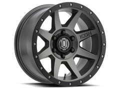 ICON - ICON Rebound Pro 17x8.5 6x5.5 0mm Offset 4.75in BS 106.1mm Bore Titanium Wheel - Demon Performance