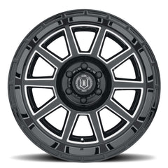 ICON - ICON Recoil 20x10 6x5.5 - 24mm Offset 4.5in BS Gloss Black Milled Spokes Wheel - Demon Performance