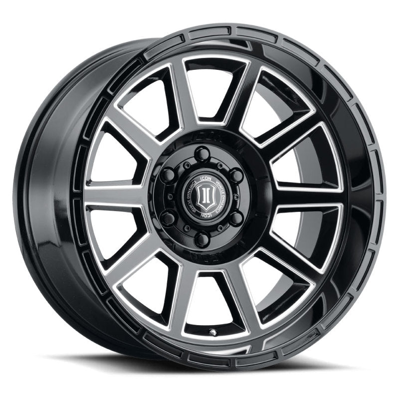 ICON - ICON Recoil 20x10 6x5.5 - 24mm Offset 4.5in BS Gloss Black Milled Spokes Wheel - Demon Performance