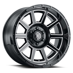 ICON - ICON Recoil 20x10 6x5.5 - 24mm Offset 4.5in BS Gloss Black Milled Spokes Wheel - Demon Performance