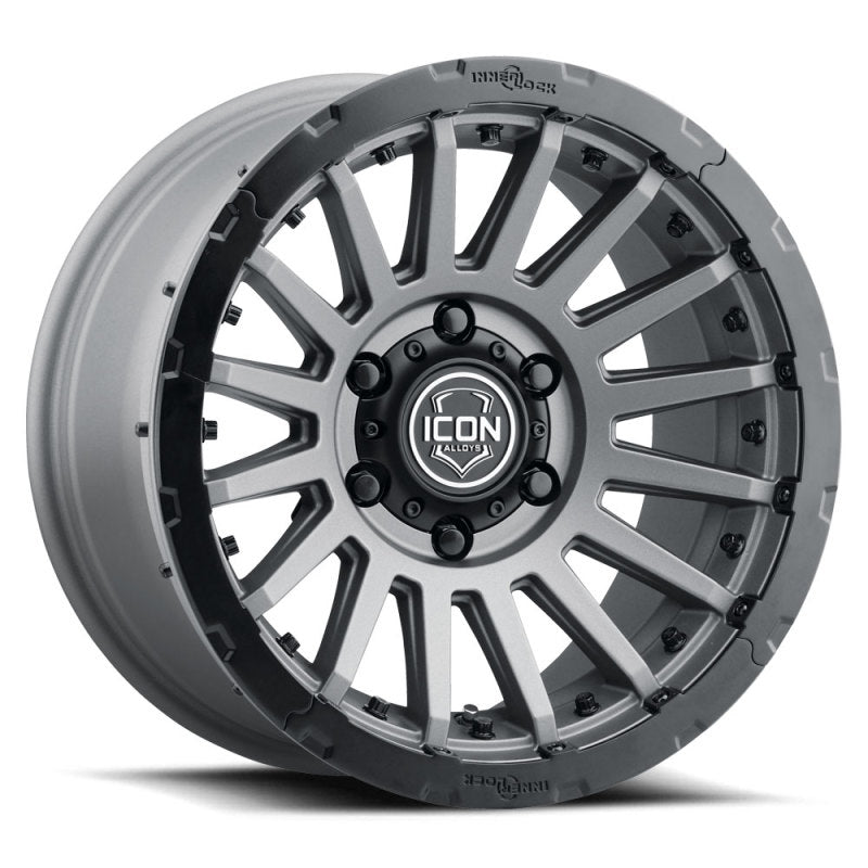 ICON - ICON Recon Pro 17x8.5 5x5 - 6mm Offset 4.5in BS 71.5mm Bore Charcoal Wheel - Demon Performance