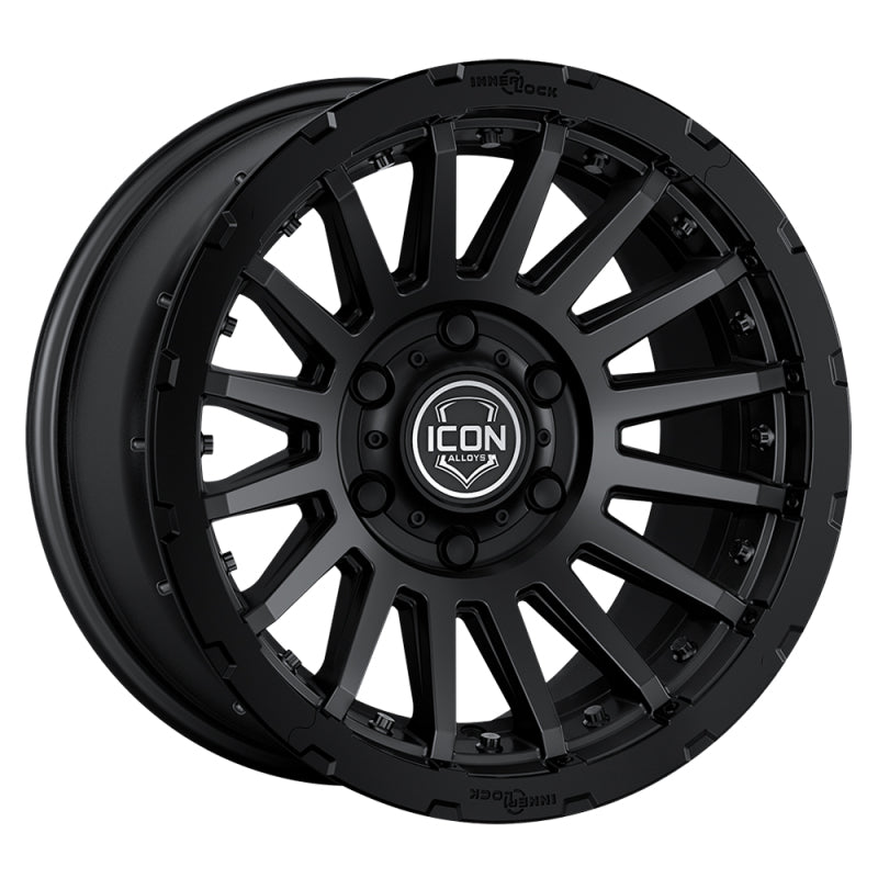 ICON - ICON Recon Pro 17x8.5 5x5 - 6mm Offset 4.5in BS 71.5mm Bore Satin Black Wheel - Demon Performance