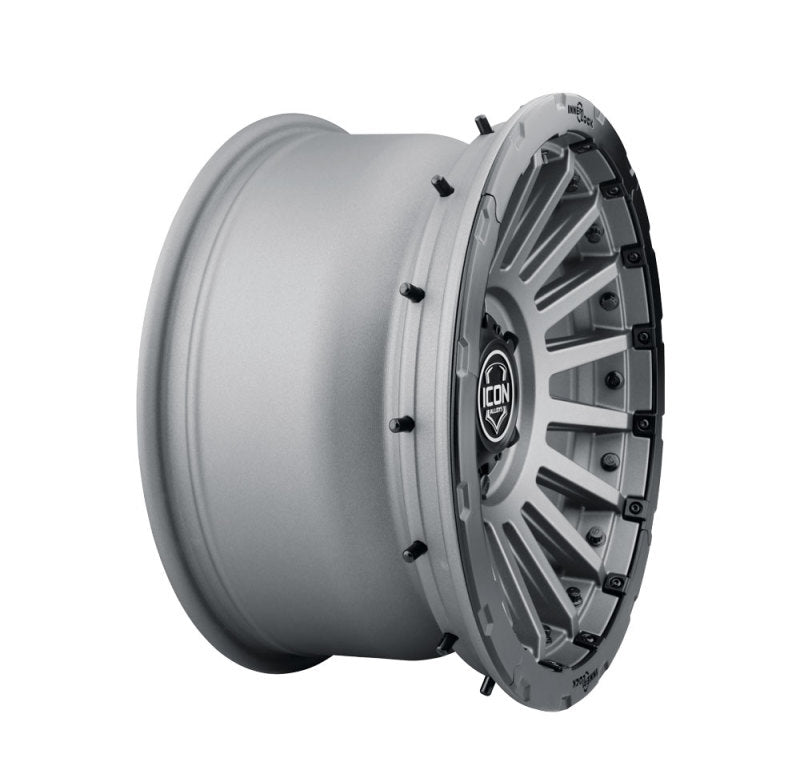 ICON - ICON Recon Pro 17x8.5 6x5.5 0mm Offset 4.75in BS 106.1mm Bore Charcoal Wheel - Demon Performance