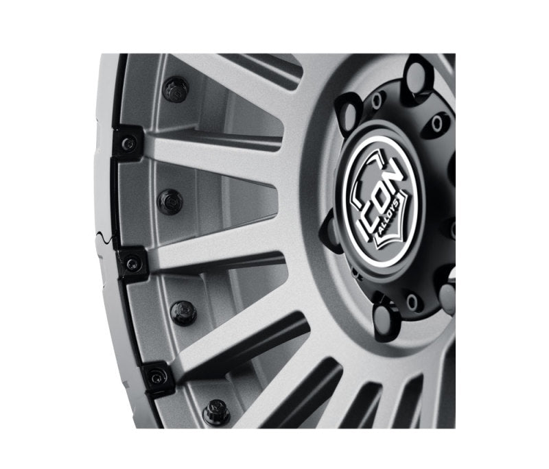 ICON - ICON Recon Pro 17x8.5 6x5.5 0mm Offset 4.75in BS 106.1mm Bore Charcoal Wheel - Demon Performance