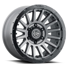 ICON - ICON Recon Pro 17x8.5 6x5.5 0mm Offset 4.75in BS 106.1mm Bore Charcoal Wheel - Demon Performance