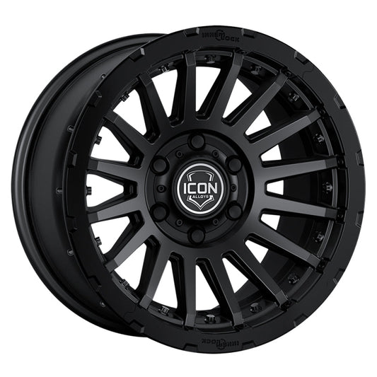 ICON - ICON Recon Pro 17x8.5 6x5.5 0mm Offset 4.75in BS 106.1mm Bore Satin Black Wheel - Demon Performance
