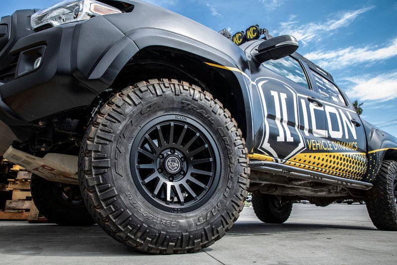 ICON - ICON Recon SLX 17x8.5 6x5.5 BP 0mm Offset 4.75in BS 106.1mm Bore Satin Black Wheel - Demon Performance