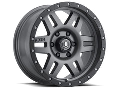 ICON - ICON Six Speed 17x8.5 5x5 -6mm Offset 4.5in BS 94mm Bore Titanium Wheel - Demon Performance