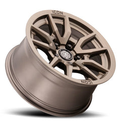 ICON - ICON Vector 5 17x8.5 5x5 -6mm Offset 4.5in BS 71.5mm Bore Bronze Wheel - Demon Performance