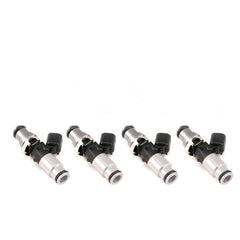 Injector Dynamics - Injector Dynamics 1050X Injectors 14mm (Grey) Adaptor Top - (Silver) Bottom Adapter (Set of 4) - Demon Performance