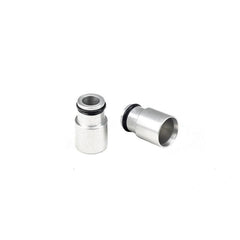 Injector Dynamics - Injector Dynamics +12mm Clear Anodize Bottom Adapter 14mm Lower O-Ring - Demon Performance
