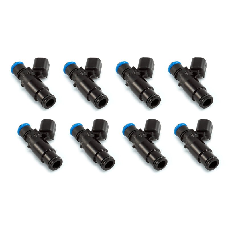 Injector Dynamics - Injector Dynamics 1340cc Injector - 48mm Length - 14mm Top - 14mm Black Bottom Adaptor (Set of 8) - Demon Performance