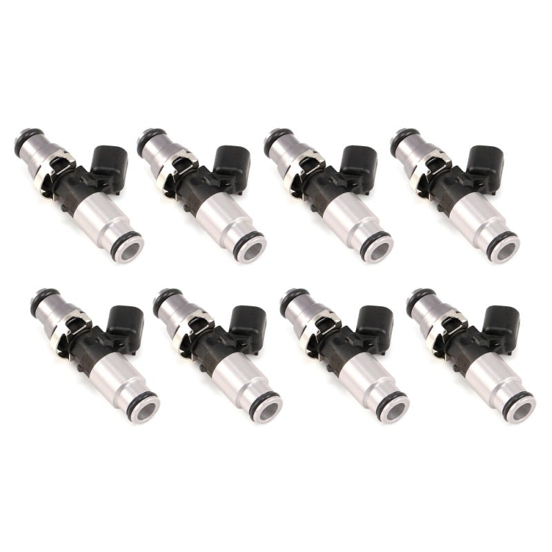 Injector Dynamics - Injector Dynamics 1340cc Injector - 60mm Length - 14mm Grey Top - Blue Bottom Adaptor (Set of 8) - Demon Performance