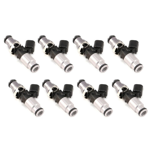 Injector Dynamics - Injector Dynamics 1340cc Injector - 60mm Length - 14mm Grey Top - Blue Bottom Adaptor (Set of 8) - Demon Performance