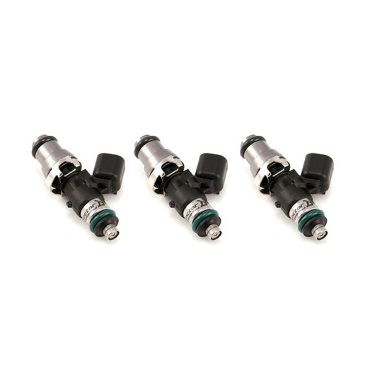 Injector Dynamics - Injector Dynamics 1340cc Injectors - 48mm Length - 14mm Grey Top - 14mm Lower O - Ring (Set of 3) - Demon Performance