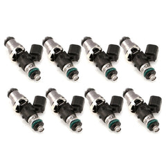 Injector Dynamics - Injector Dynamics 1340cc Injectors - 48mm Length - 14mm Grey Top - 14mm Lower O-Ring (Set of 8) - Demon Performance