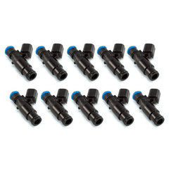 Injector Dynamics - Injector Dynamics ID1300x Injectors- 08+ Dodge Viper 8.3/8.4L 14mm Bottom Adapters (Black)-Set of 10 - Demon Performance
