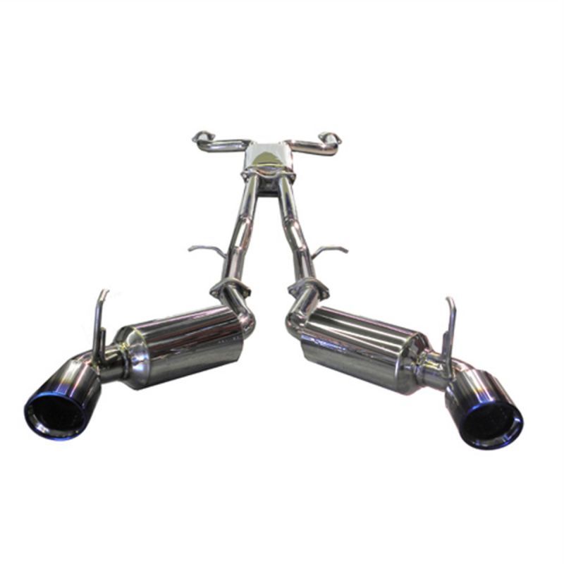 Injen - Injen 03 - 08 350Z Dual 60mm SS Cat - Back Exhaust w/ Built In Resonated X - Pipe - Demon Performance
