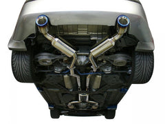 Injen - Injen 03 - 08 350Z Dual 60mm SS Cat - Back Exhaust w/ Built In Resonated X - Pipe - Demon Performance