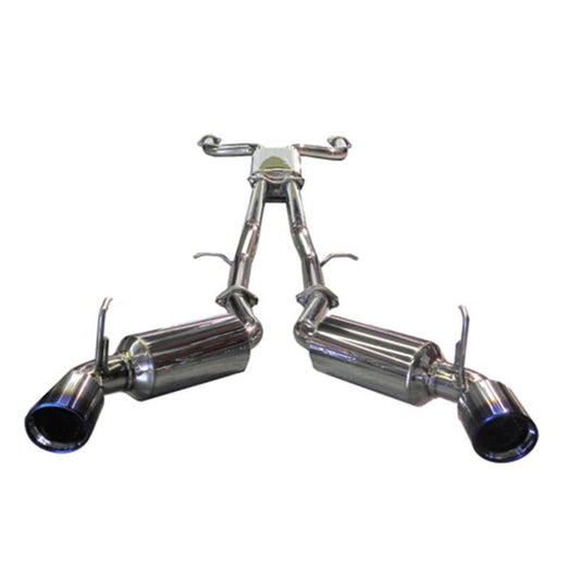 Injen - Injen 03 - 08 350Z Dual 60mm SS Cat - Back Exhaust w/ Built In Resonated X - Pipe - Demon Performance