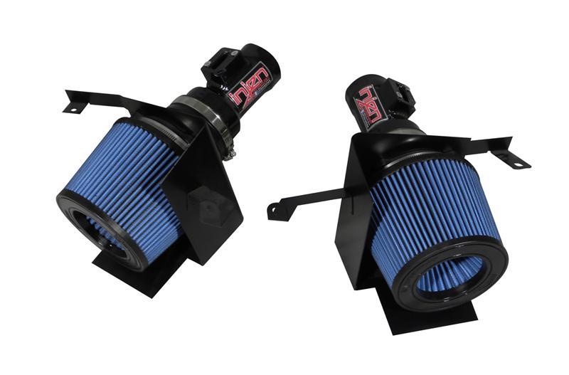 Injen - Injen 07 - 08 350Z 3.5L V6 Air Fusion and Air Horns Black Short Ram Intake - Demon Performance