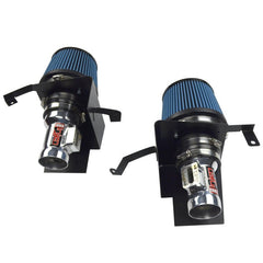 Injen - Injen 07 - 08 350Z 3.5L V6 Air Fusion and Air Horns Polished Short Ram Intake - Demon Performance