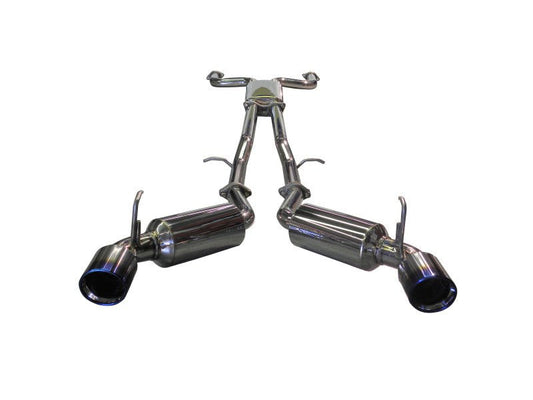 Injen - Injen 09 - 20 Nissan 370Z Dual 60mm SS Cat - Back Exhaust w/ Built In Resonated X - Pipe - Demon Performance