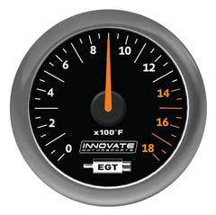 Innovate Motorsports - Innovate MTX Analog Exhaust Gas Temperature Gauge Kit - Black Dial - Demon Performance