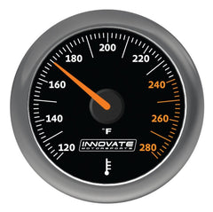 Innovate Motorsports - Innovate MTX Analog Oil/Water Temp Gauge Kit - Black Dial - Demon Performance