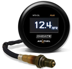 Innovate Motorsports - Innovate MTX - OL PLUS Wideband Digital Air/Fuel Ratio OLED Gauge Kit 3ft w/O2 Sensor - Demon Performance