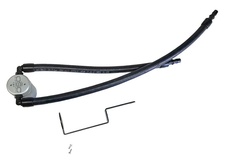 J&L - J&amp;L 11 - 24 Jeep Grand Cherokee 5.7L Passenger Side Oil Separator 3.0 - Clear Anodized - Demon Performance