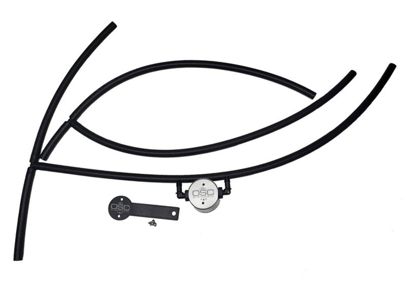 J&L - J&amp;L 16 - 24 Nissan Titan 5.6L Passenger Side Oil Separator 3.0 - Clear Anodized - Demon Performance