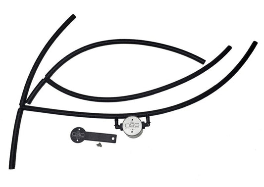 J&L - J&amp;L 16 - 24 Nissan Titan 5.6L Passenger Side Oil Separator 3.0 - Clear Anodized - Demon Performance