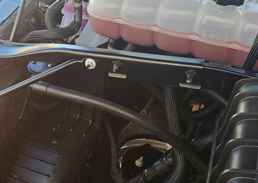 J&L - J&amp;L 2021 - 2024 Ram TRX 6.2L Supercharged Passenger Side Oil Separator 3.0 - Black Anodized - Demon Performance
