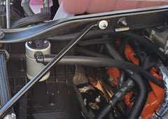 J&L - J&amp;L 2021 - 2024 Ram TRX 6.2L Supercharged Passenger Side Oil Separator 3.0 - Clear Anodized - Demon Performance