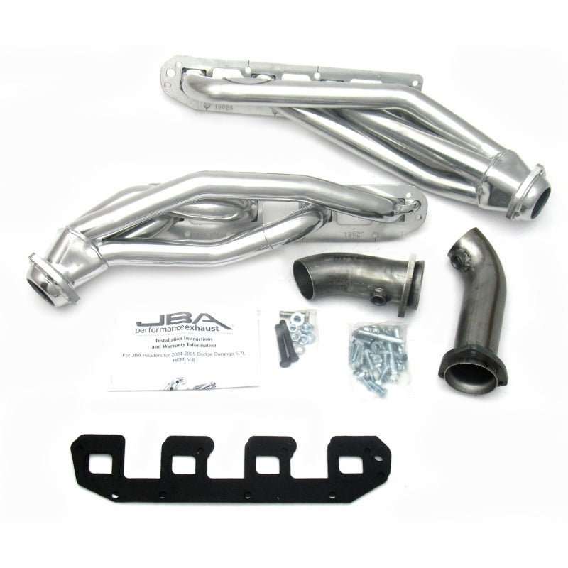 JBA - JBA 04-08 Dodge Durango 5.7L HEMI 1-5/8in Primary Silver Ctd Cat4Ward Header - Demon Performance