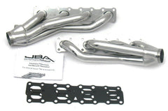 JBA - JBA 04 - 15 Nissan 5.6L VK56DE Oval Port 1 - 5/8in Primary Silver Ctd Cat4Ward Header - Demon Performance