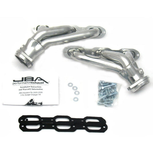 JBA - JBA 05-10 Chrysler 3.5L V6 1-5/8in Primary Silver Ctd Cat4Ward Header - Demon Performance