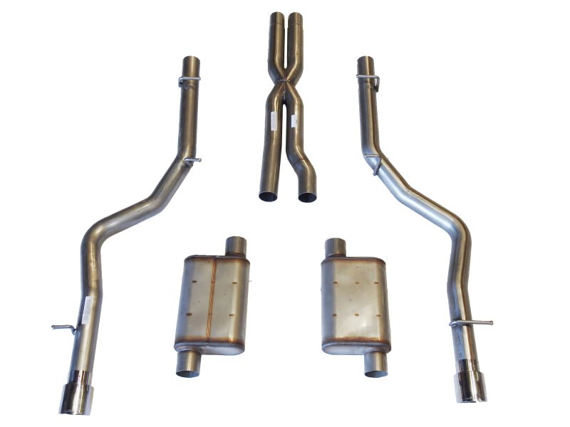 JBA - JBA 05-10 Chrysler/Dodge Cars 6.1L 409SS Dual Rear Exit Cat-Back Exhaust - Demon Performance