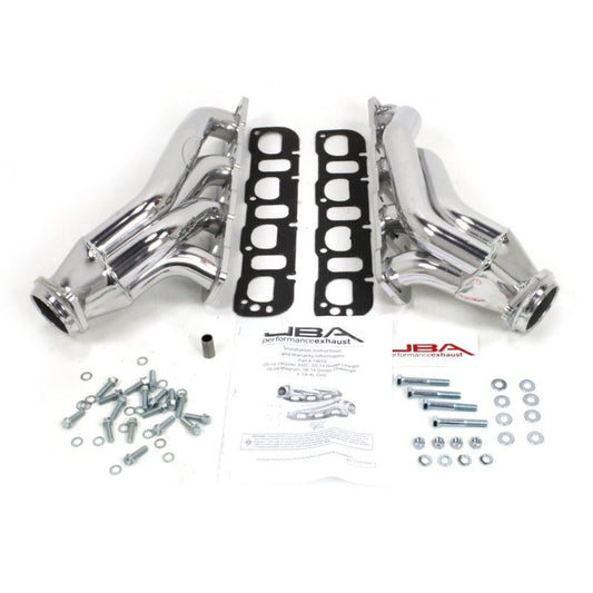JBA - JBA 05-14 Chrysler 6.1/6.4L HEMI 1 7/8in Primary Silver Ctd Cat4Ward Header - Demon Performance