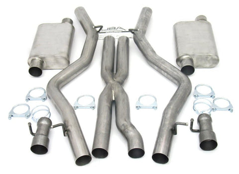 JBA - JBA 08-14 Dodge Challenger SRT8 6.1L/6.4L 409SS Dual Rear Exit Cat-Back Exhaust - Demon Performance
