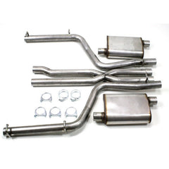 JBA - JBA 11-14 Chrysler/Dodge Cars 5.7L 409SS Dual Rear Exit Cat-Back Exhaust - Demon Performance